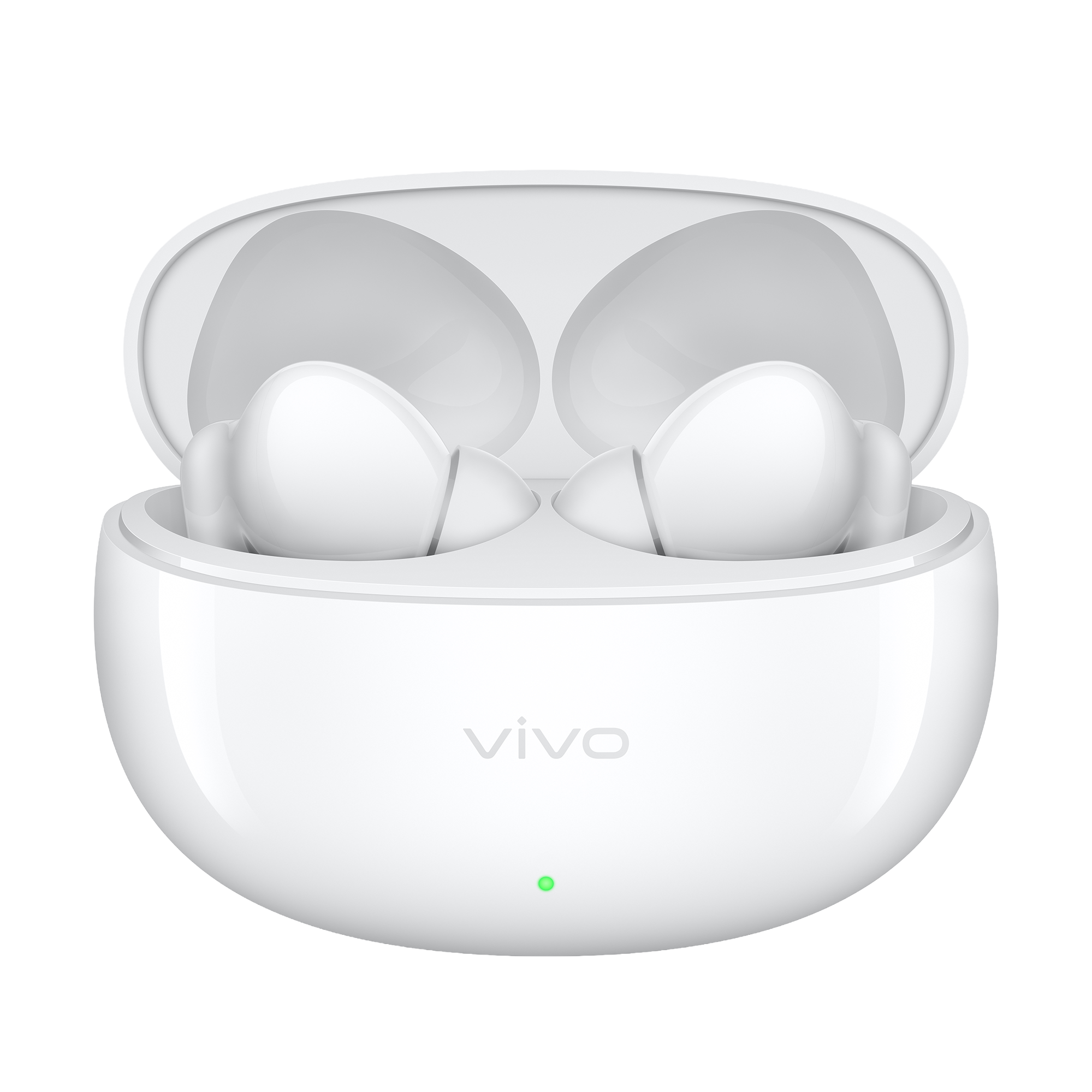 Auricular vivo Buds Pro Makrana White colocado no ouvido, otimizado para gaming com uma baixa latência de processamento de áudio de 42 milissegundos.