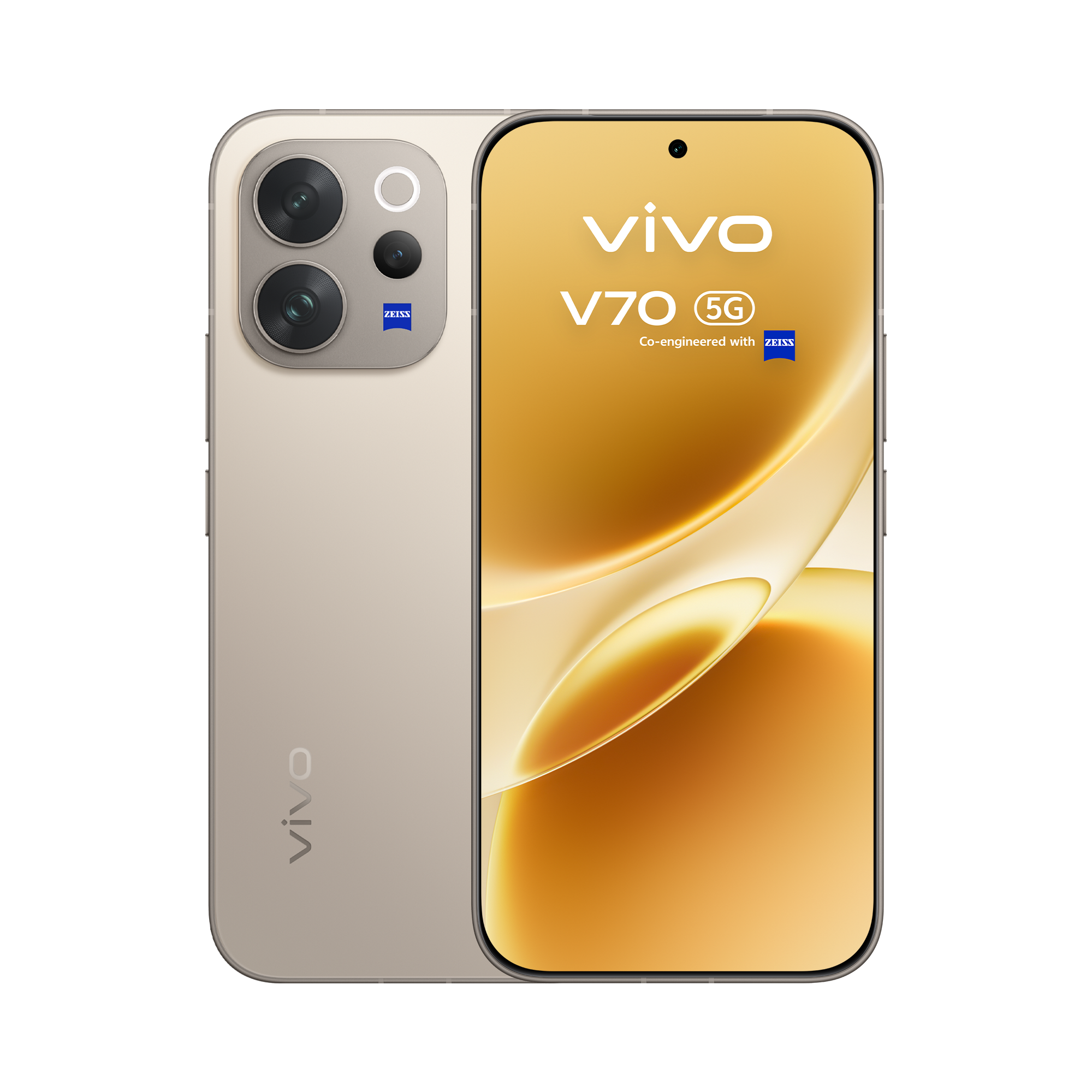 Gravação de vídeo 4K a 60fps com Modo de Palco IA no vivo V70
