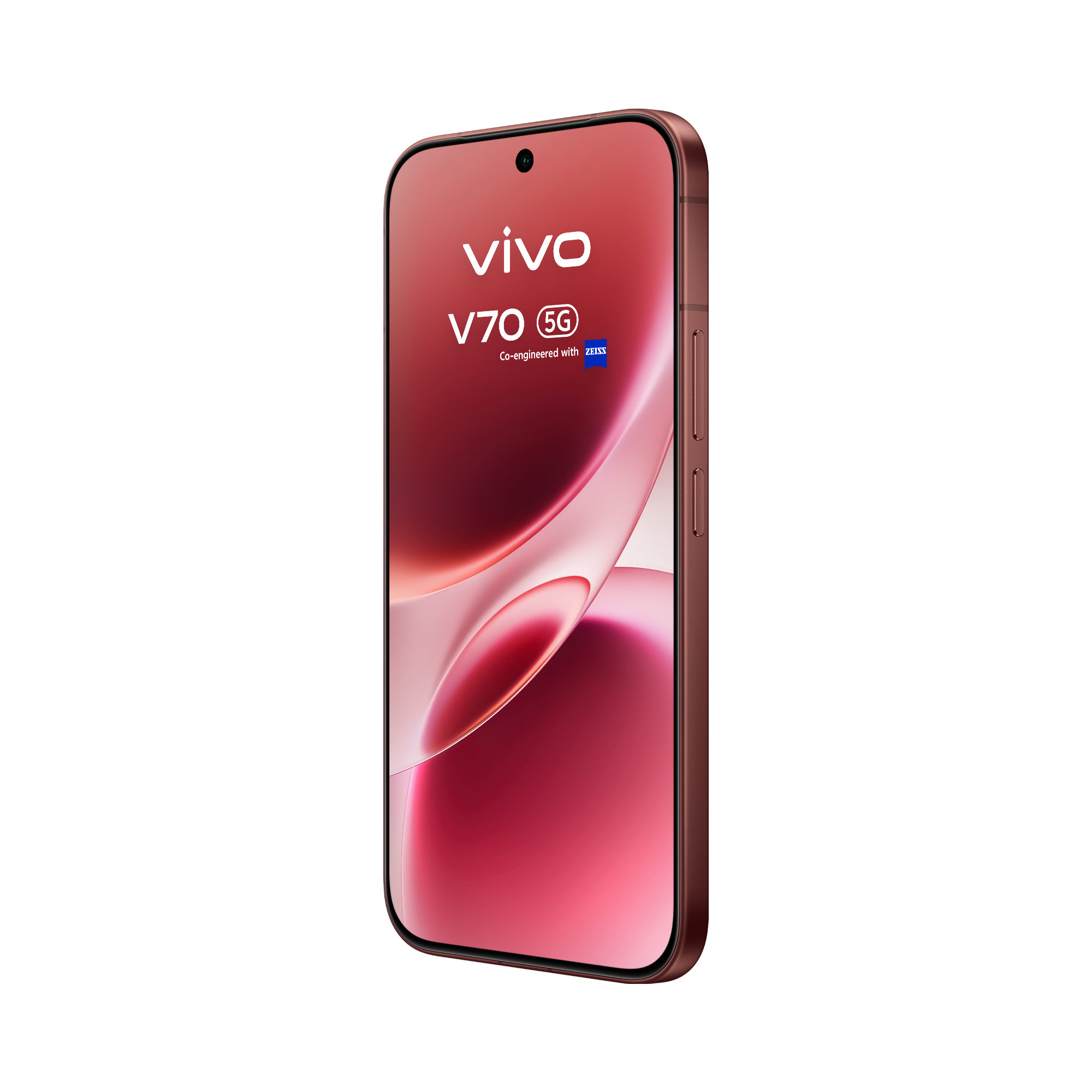 Design ergonómico do vivo V70 que garante uma pega ágil e segura