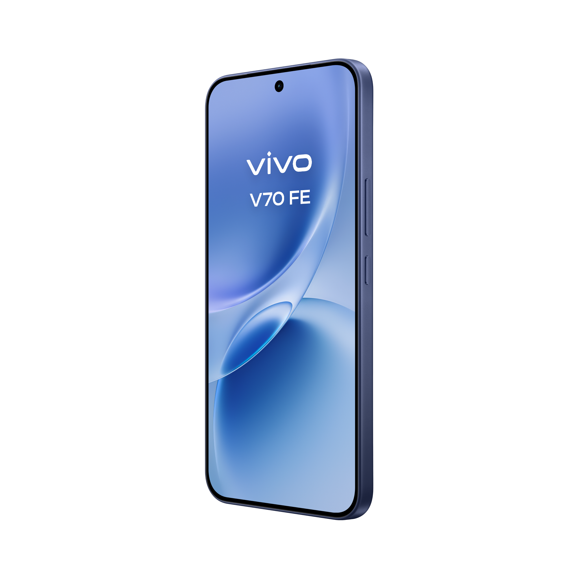 Módulo de câmaras do vivo V70FE ocean blue com foco no sensor de 200MP.